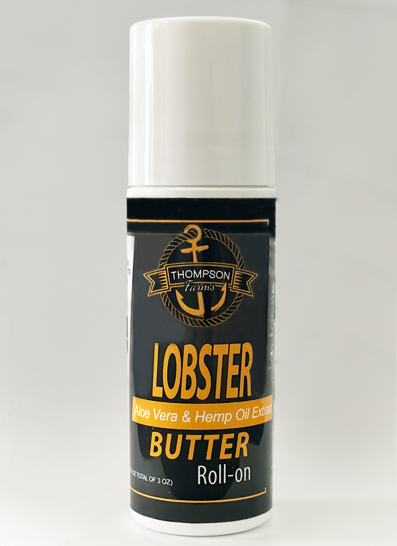 roll-on. Lobster Butter - Pain relief applicator. Buy quality cbd online, Thompson farms